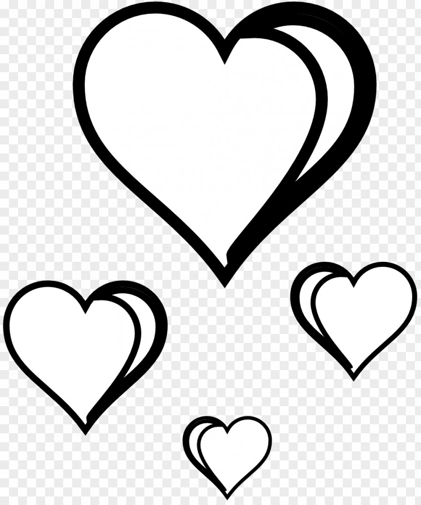 Heart Book Cliparts Valentine's Day White Clip Art PNG