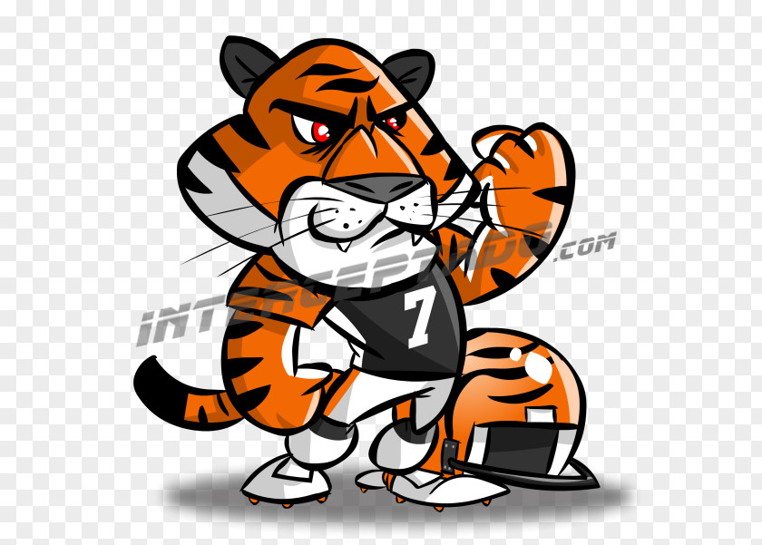 NFL Caricature Mascotoons Cincinnati Bengals PNG