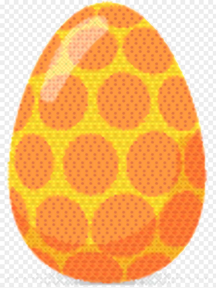 Orange Egg Easter Background PNG