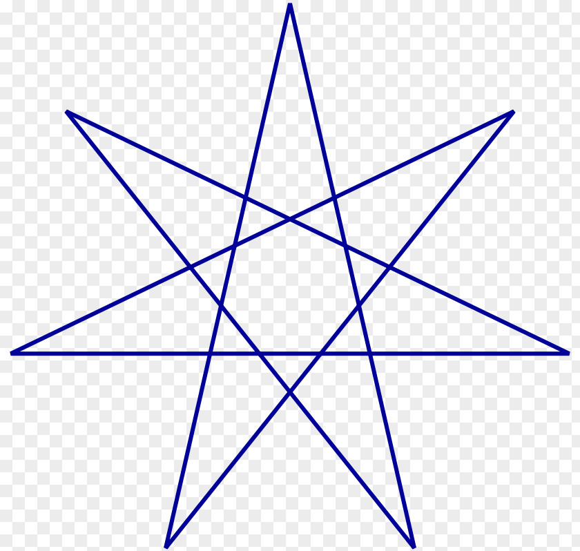 Star Blue Wicca Heptagram Ordo Templi Orientis PNG