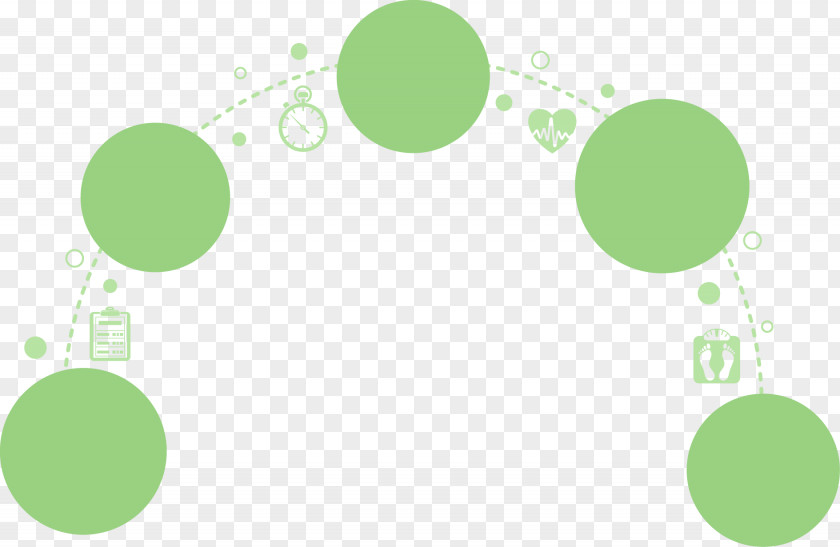 Vector Green Health Flowchart Icon PNG