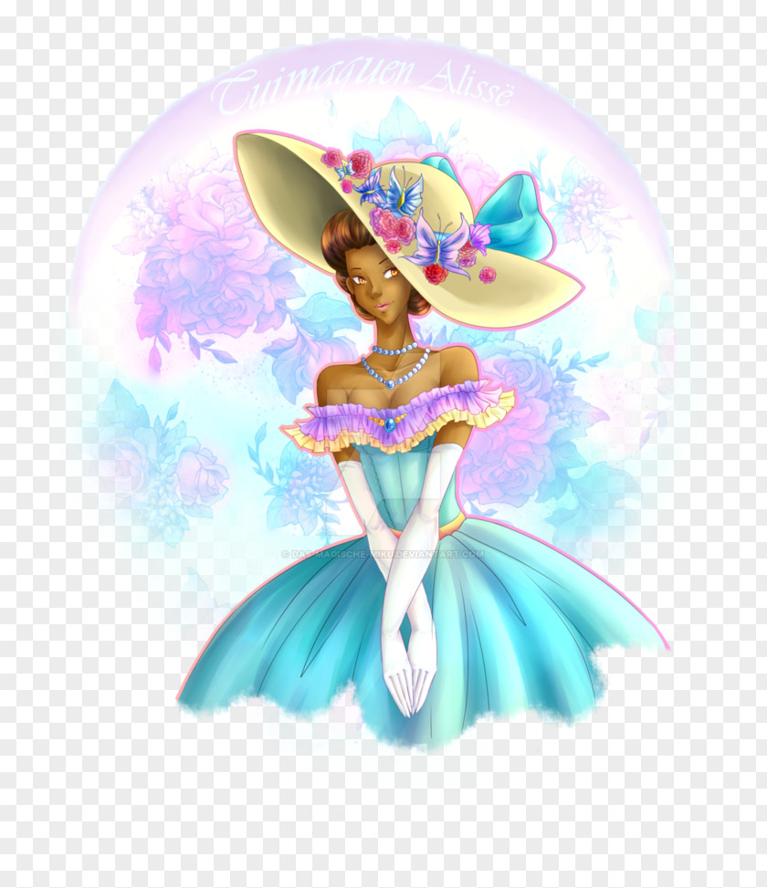 Victorian Witch Gowns Fairy Figurine PNG