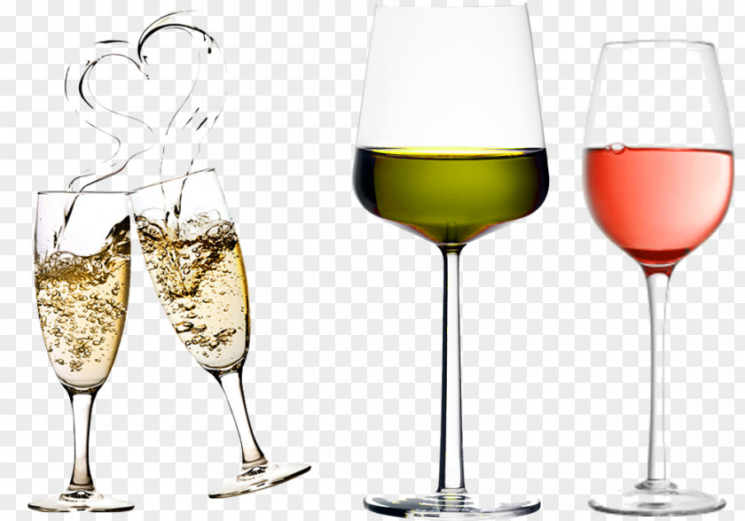 Wine Glass Set Cup PNG