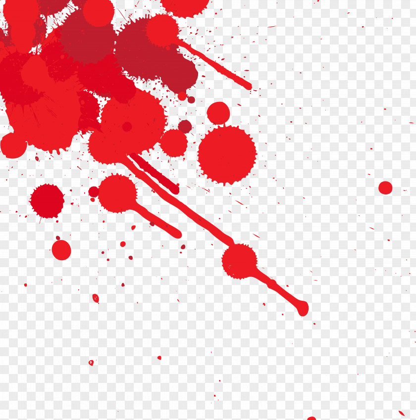 Dots Splashed With Blood Splatter Film Clip Art PNG
