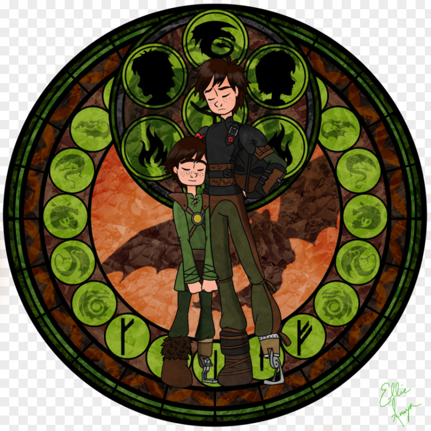 Hiccup DeviantArt Stained Glass Cartoon PNG