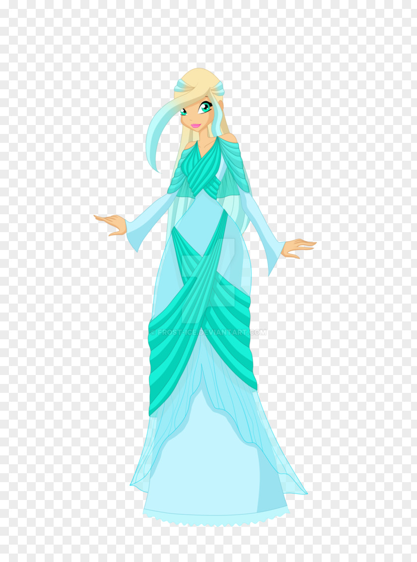 Ice Frost Costume Design Figurine Character PNG