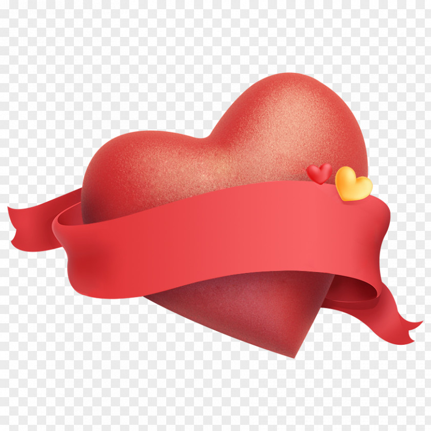 Love Text Decoration Material Heart Poster PNG