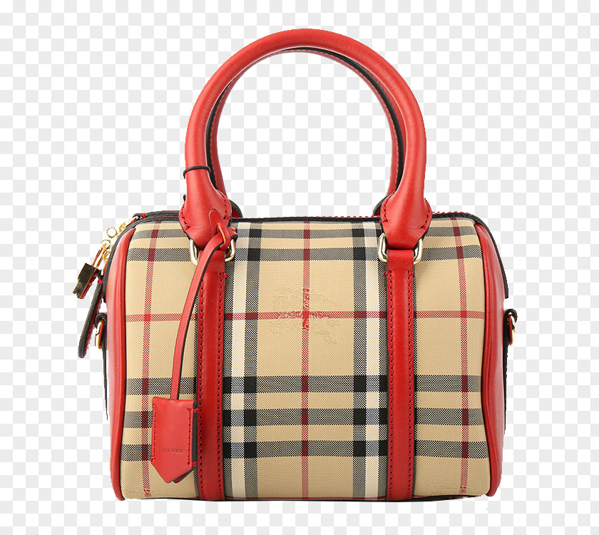 BURBERRY Burberry Red Pillow Bag HQ Handbag Leather Fashion PNG