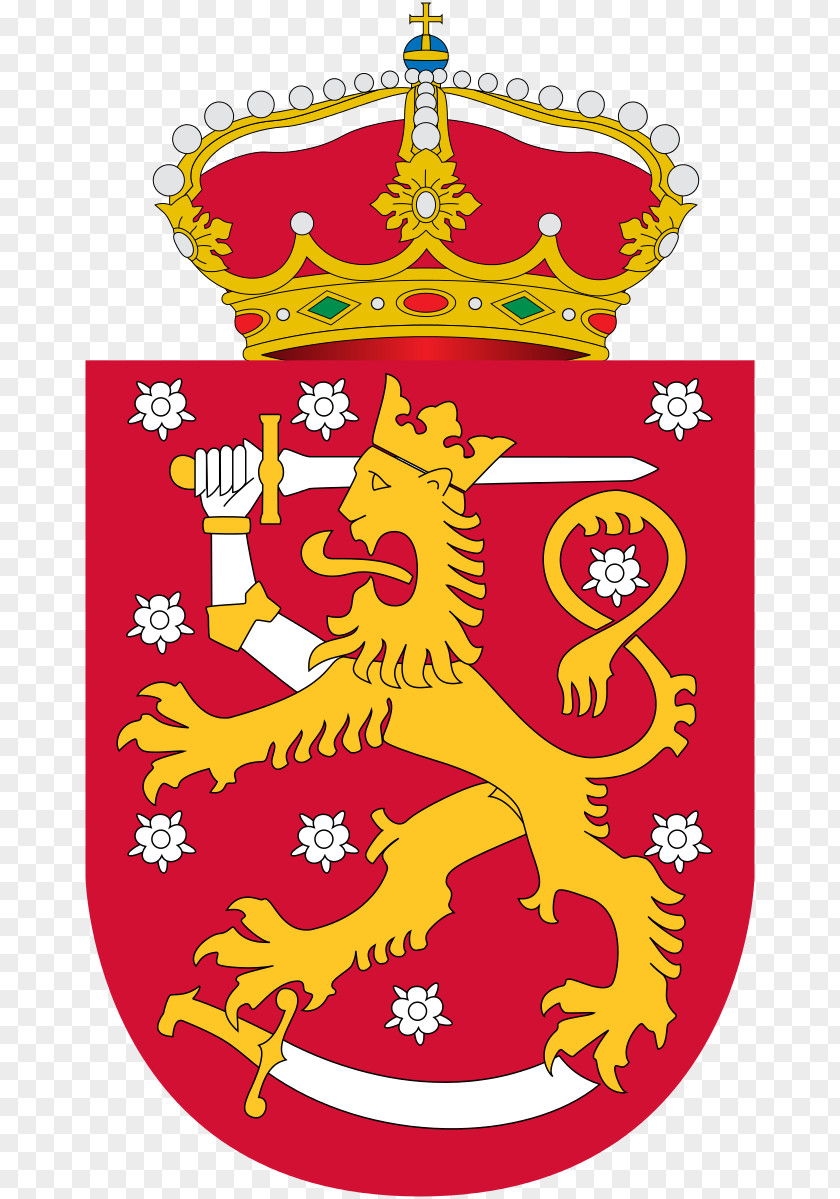 Coat Of Arms Finland National Grand Duchy PNG