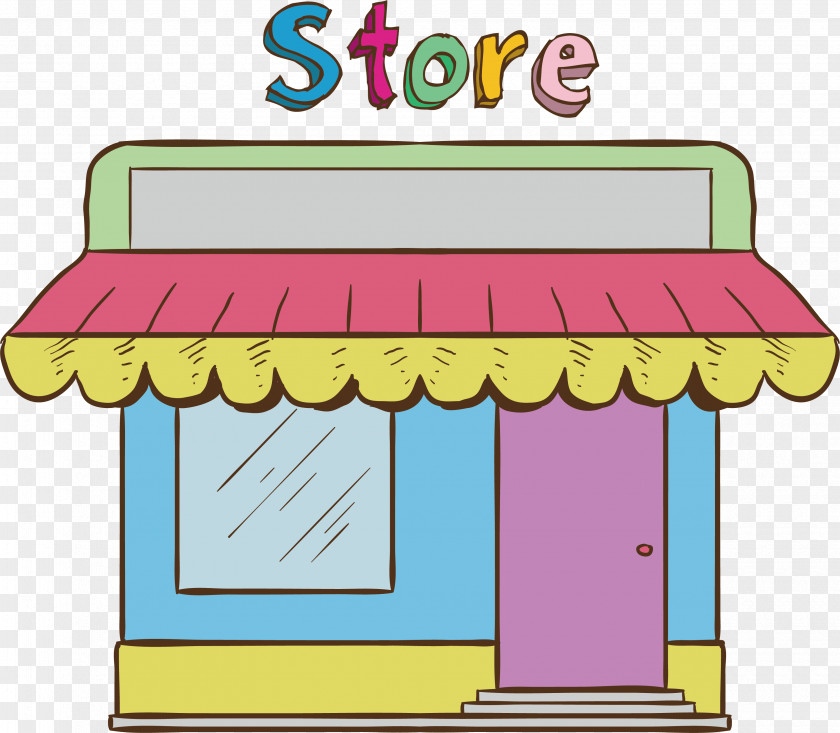 Convenience Store Model Shop Vecteur Computer File PNG