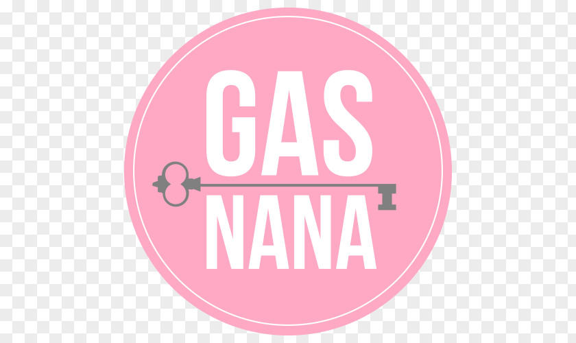 Logo Brand Font Pink M GasNana PNG