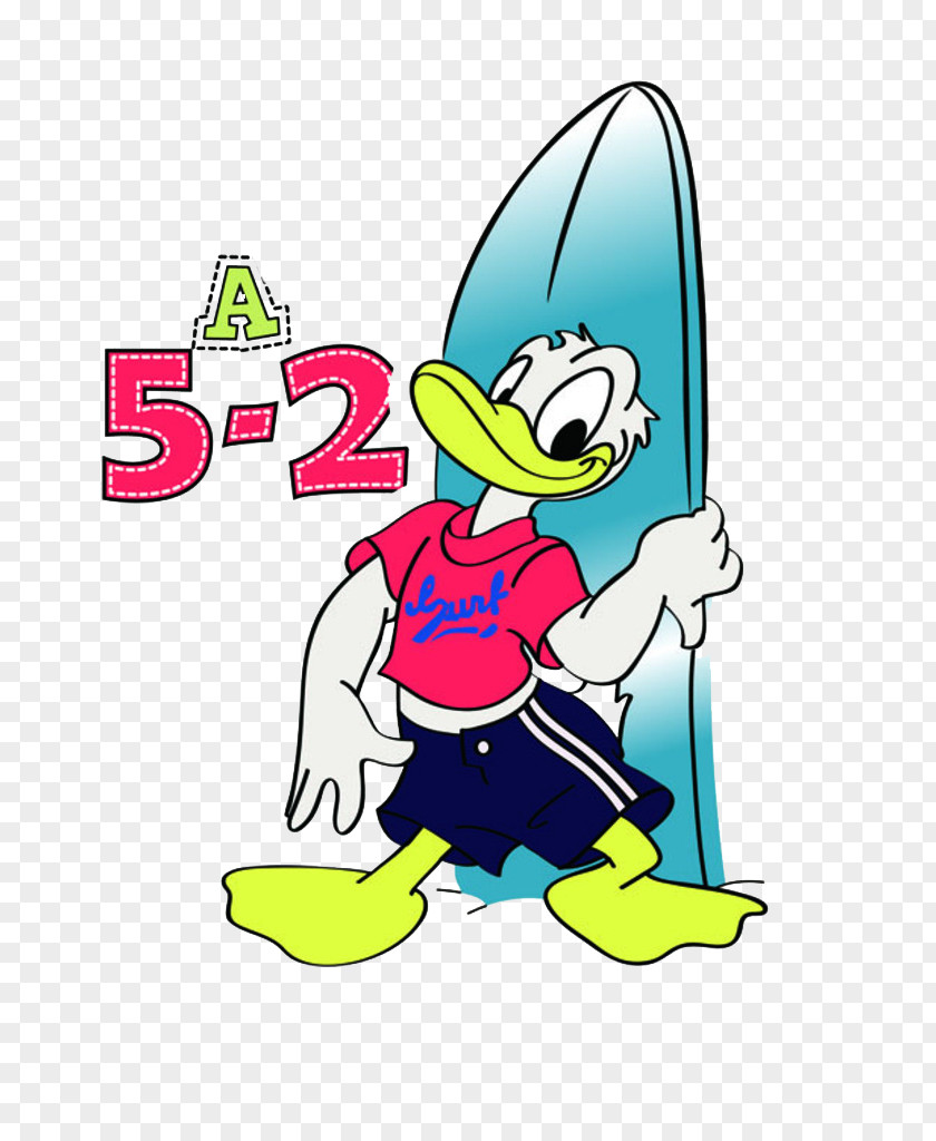 Lovely Tang Laoya Donald Duck Cartoon PNG