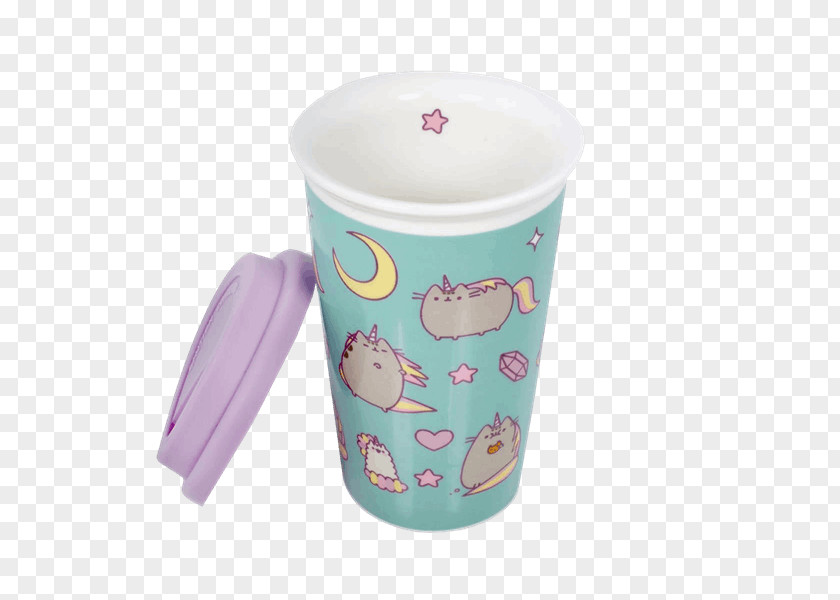 Mug Coffee Cup Pusheen Ceramic PNG