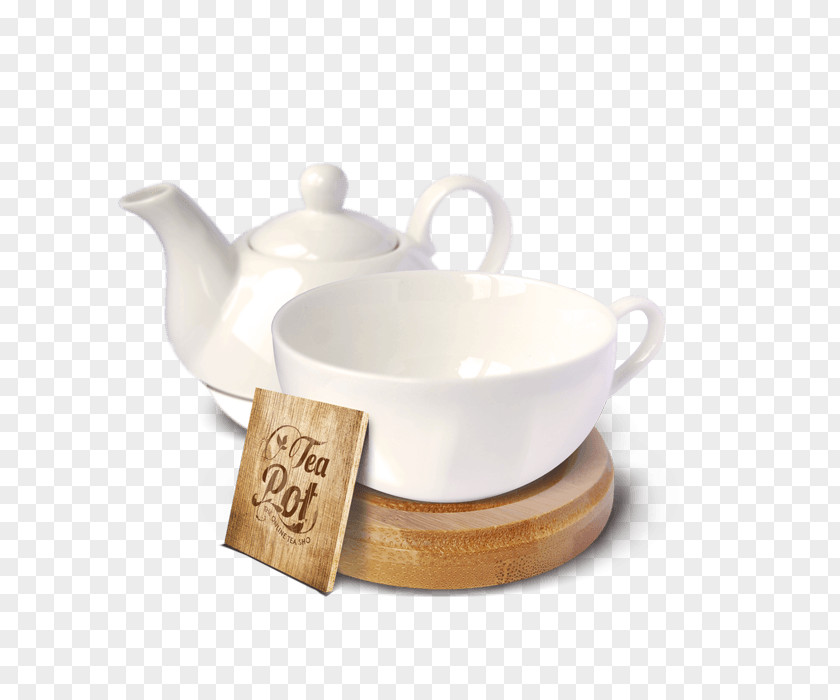 Tea Teapot Kettle Ceramic White PNG