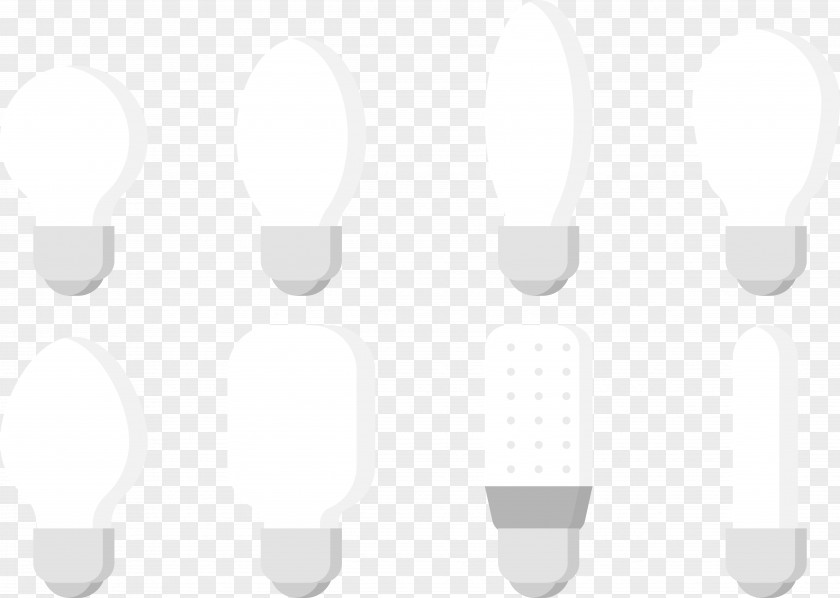 White Light Bulb Pattern PNG
