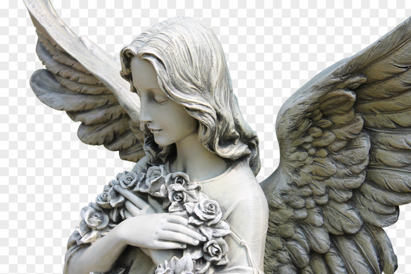 Angel Statue Guardian Mysticism Prayer God PNG