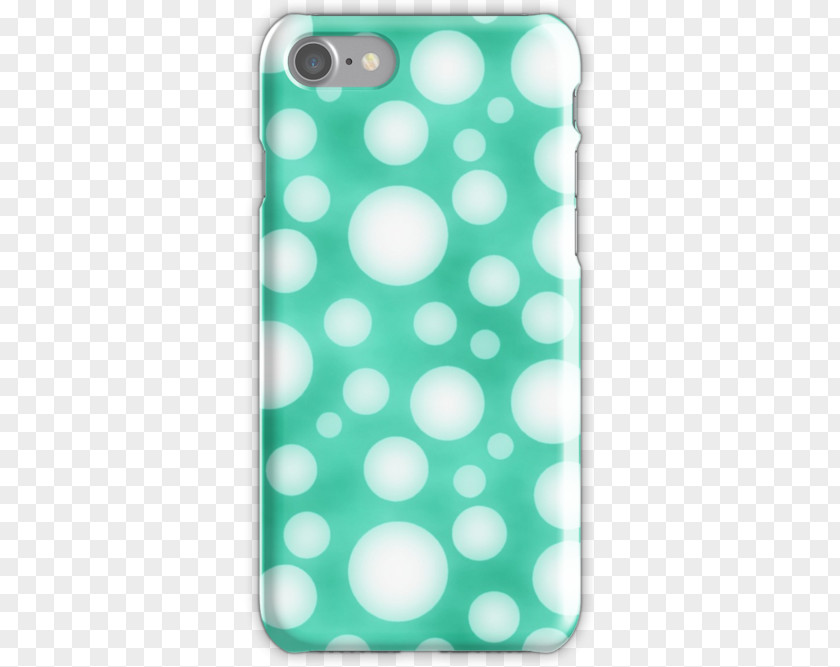 Green Bubble Polka Dot Mobile Phone Accessories Rectangle PNG