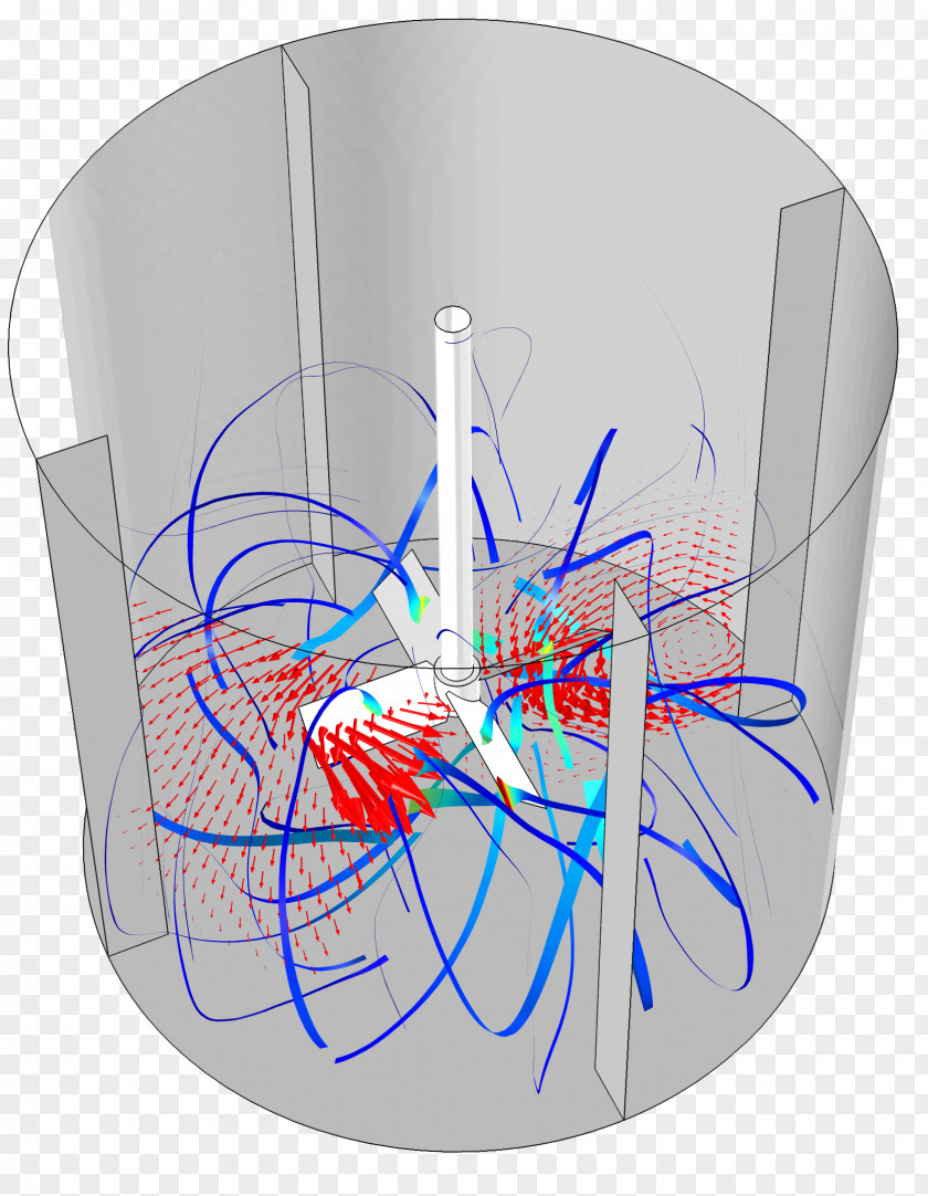 Non-Newtonian Fluid COMSOL Multiphysics Vortex Flow PNG