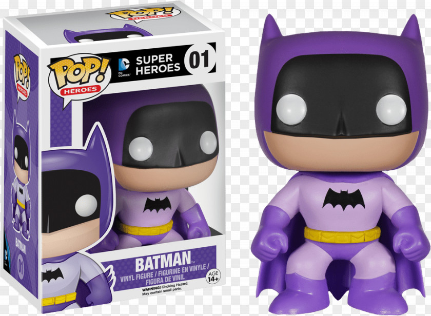 Pop Figurines Batman Funko Pop! Heroes Action & Toy Figures 75th Anniversary Rainbow Vinyl Figure PNG