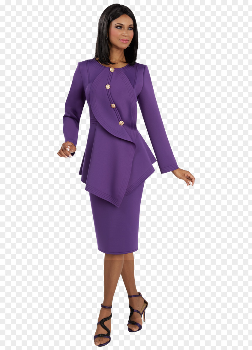 Purple Formal Wear Suit Dress Clothing PNG