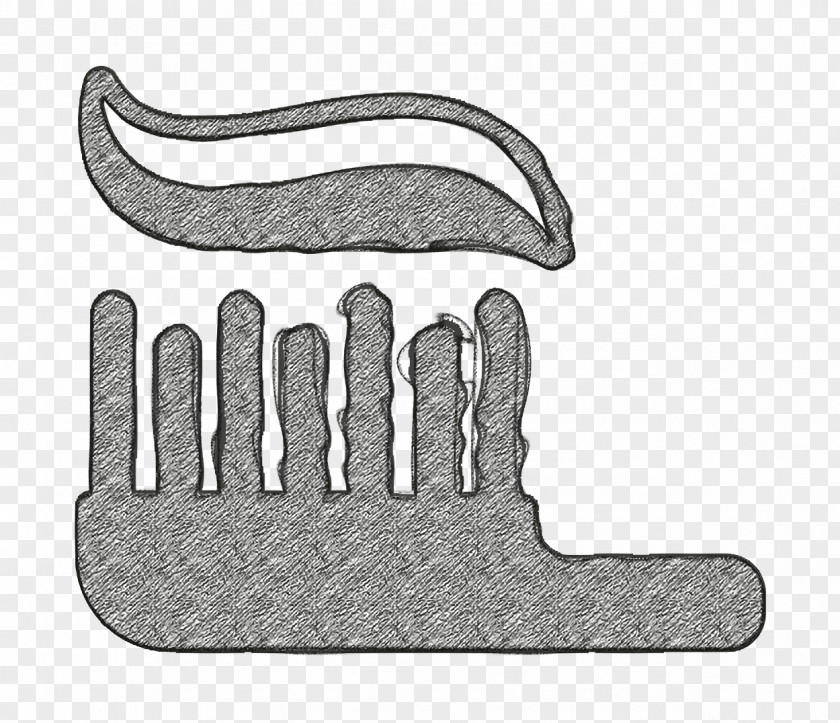 Tooth Icon Medical Brush With Paste PNG