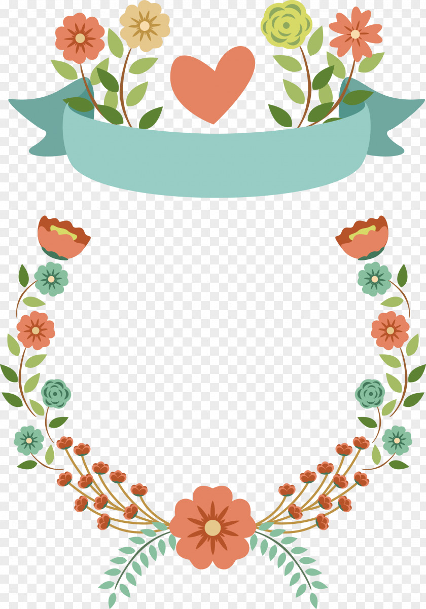Vector Wreath Material PNG