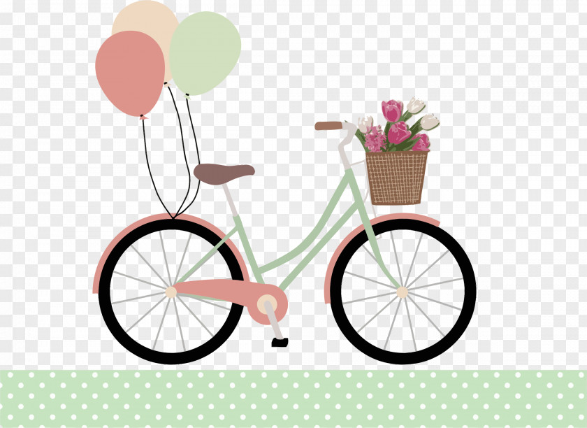 Bicycles Bicycle Balloon Cycling Clip Art PNG