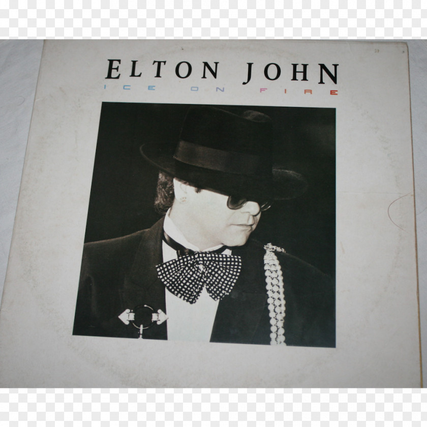 Elton John Ice On Fire Phonograph Record Album Leather Jackets PNG