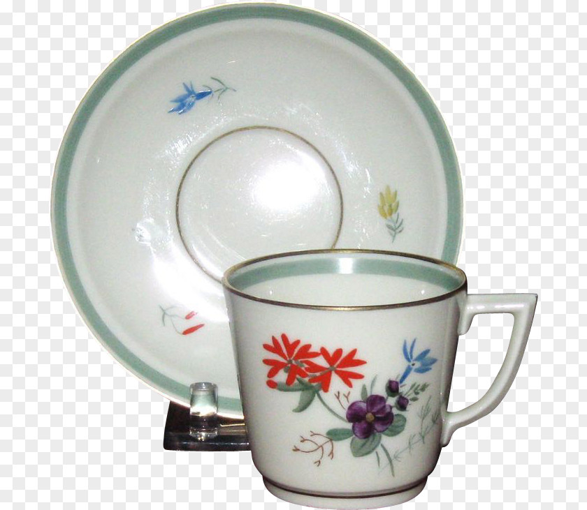 Mug Coffee Cup Porcelain Saucer PNG