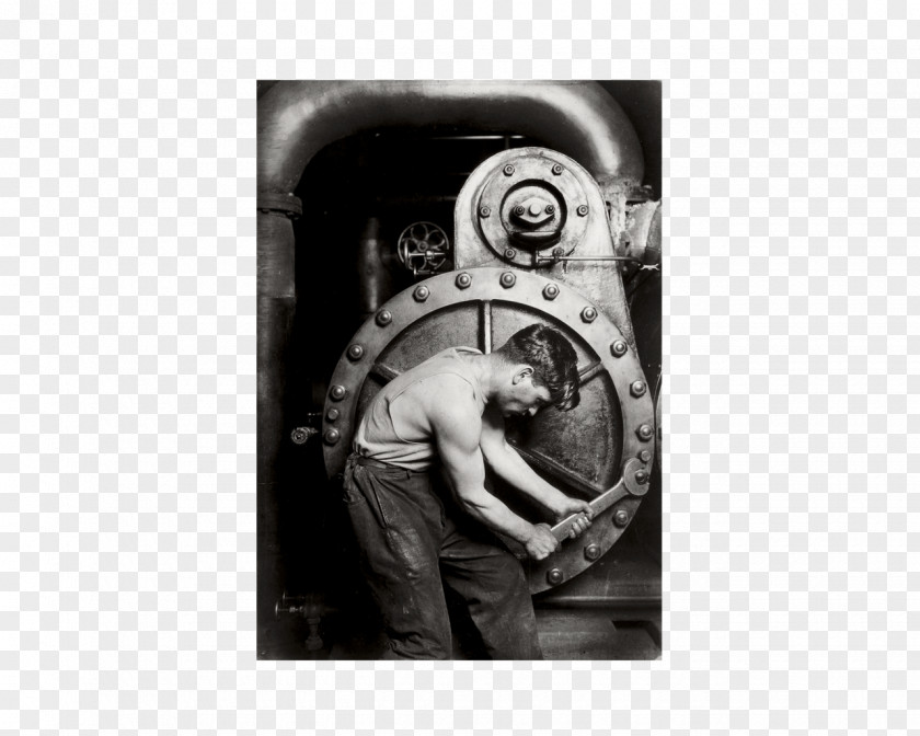 Photographer Swann Galleries Power House Mechanic Working On Steam Pump Photography PNG