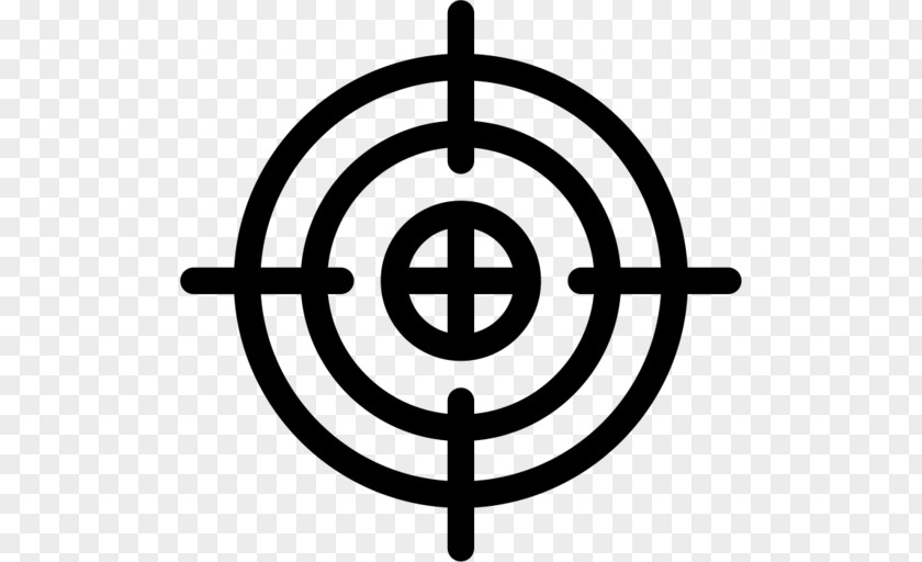 Symbol Shooting Target Bullseye PNG