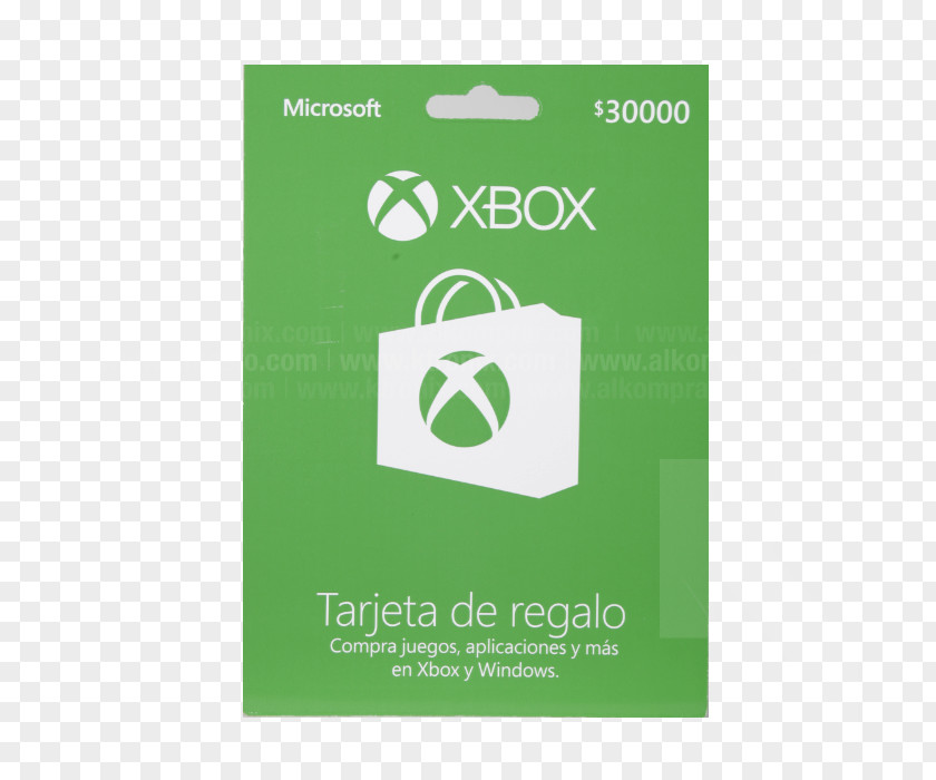Tarjeta De Regalo Gift Card Xbox Credit Targeta Prepagament PNG
