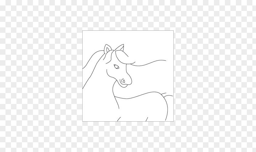 Ceramic Pattern Line Art Horse Cartoon Angle Sketch PNG