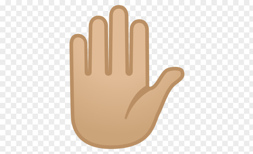 Raised Hand Icon Thumb Clip Art Emoji PNG