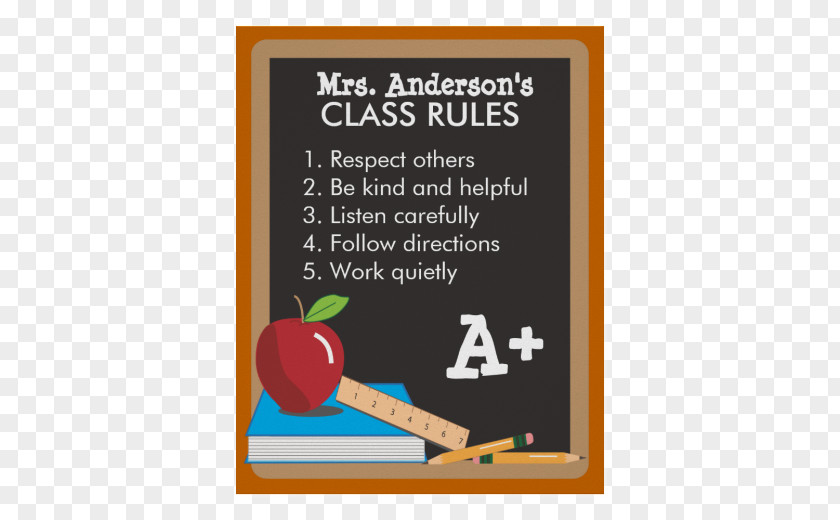 Teacher Classroom YouTube Poster Blackboard PNG