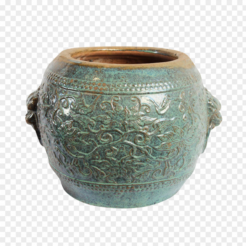 Vase Ceramic Pottery Metal Urn PNG