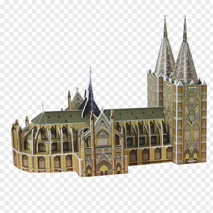 Cologne Cathedral Eiffel Tower Saint Basil's Puzz 3D PNG