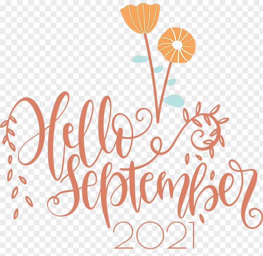 Hello September September PNG