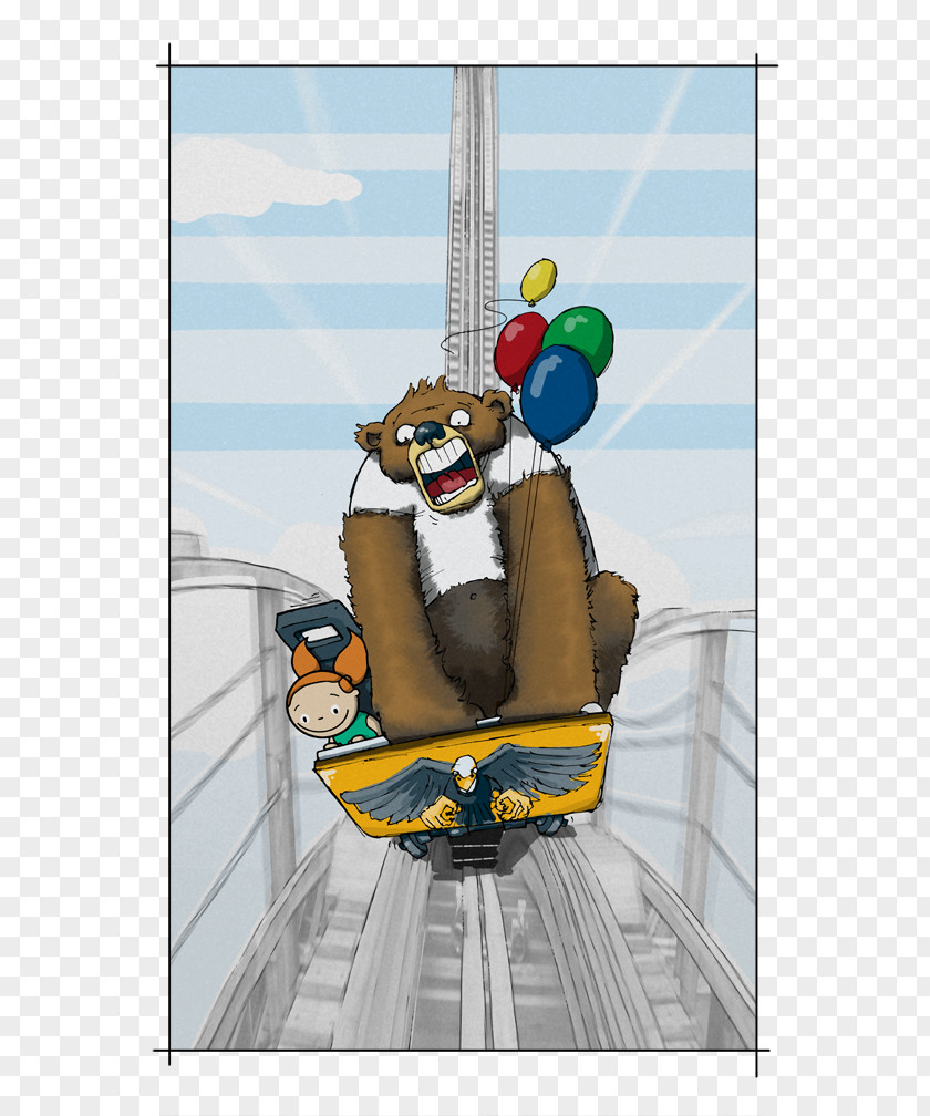 Watercolor-bear Inflatable PNG