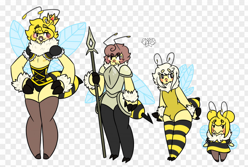 Bee Queen Bumblebee Insect Honey PNG
