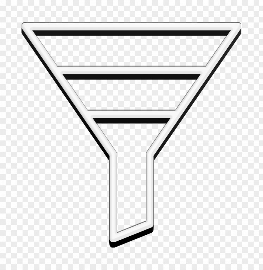 Funnel Icon Filter Chart And Diagram PNG