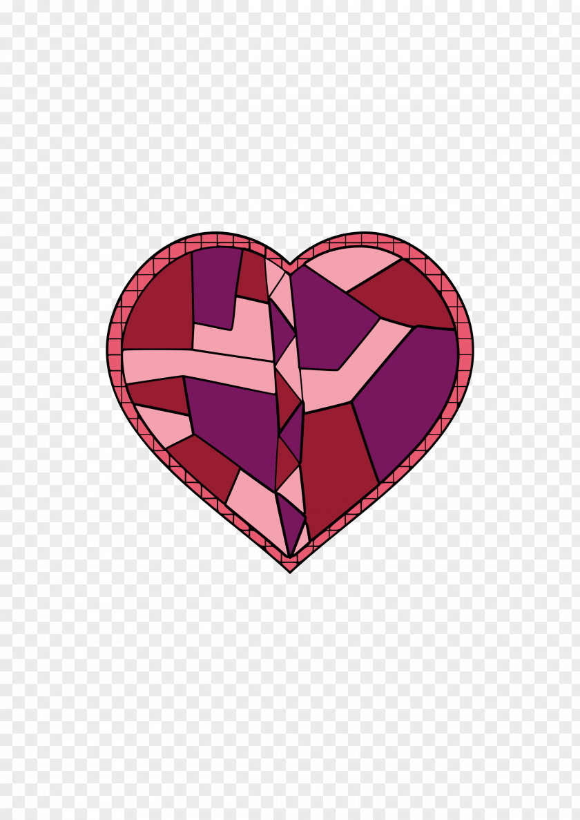 Glass Heart Cliparts Stained Clip Art PNG