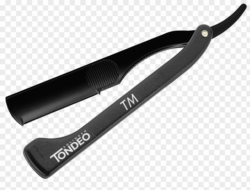 Razor TONDEO Solingen Straight Blade Shaving PNG