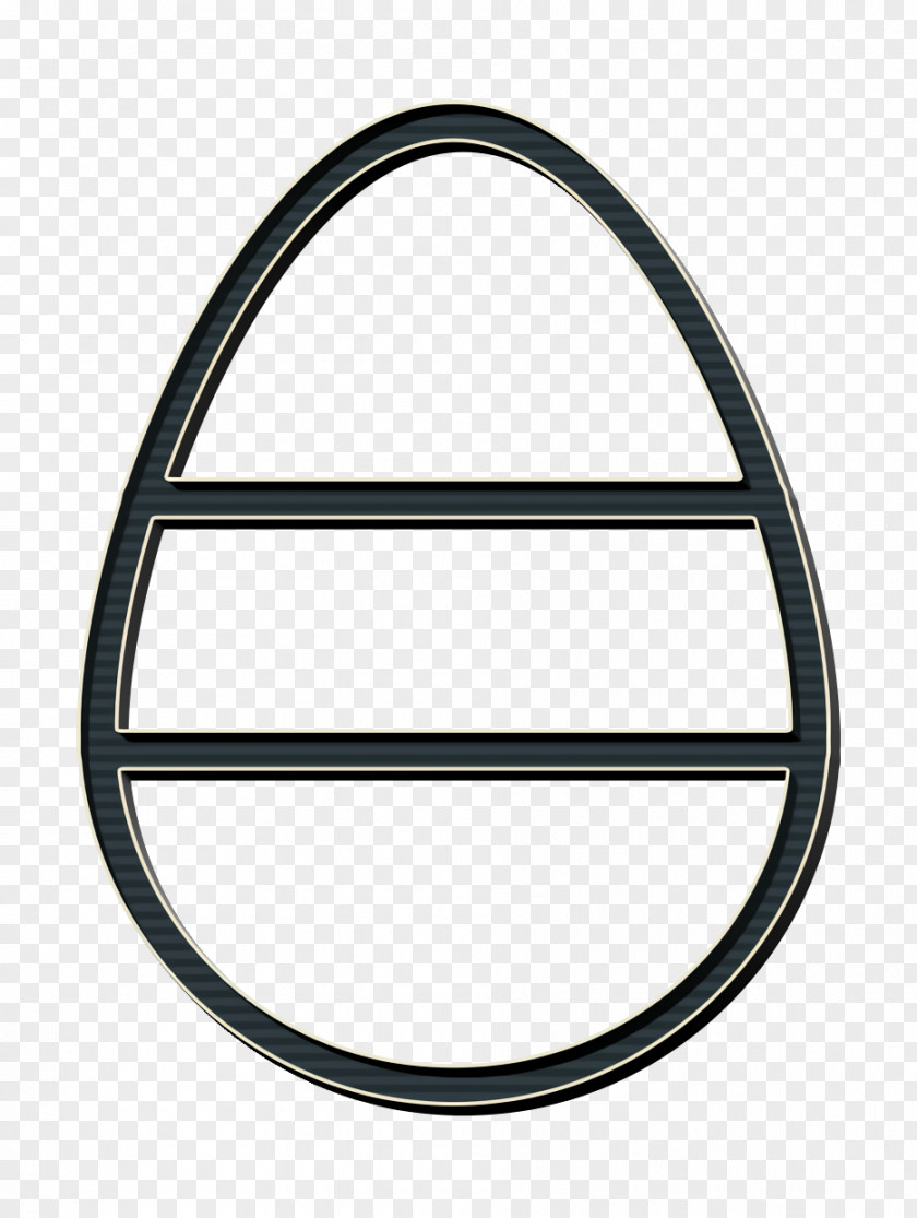Rim Oval Easter Egg Background PNG