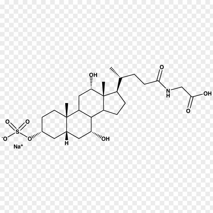Sodium Sulfate Bile Acid Chemistry Taurocholic Chemical Formula PNG