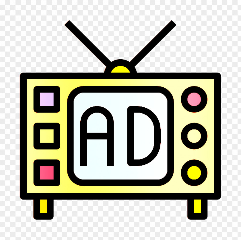 Advertising Icon Tv Television PNG