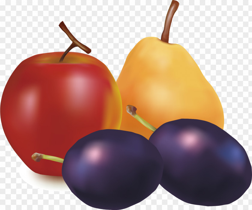 Apple Pear Material Asian Blueberry Fruit PNG