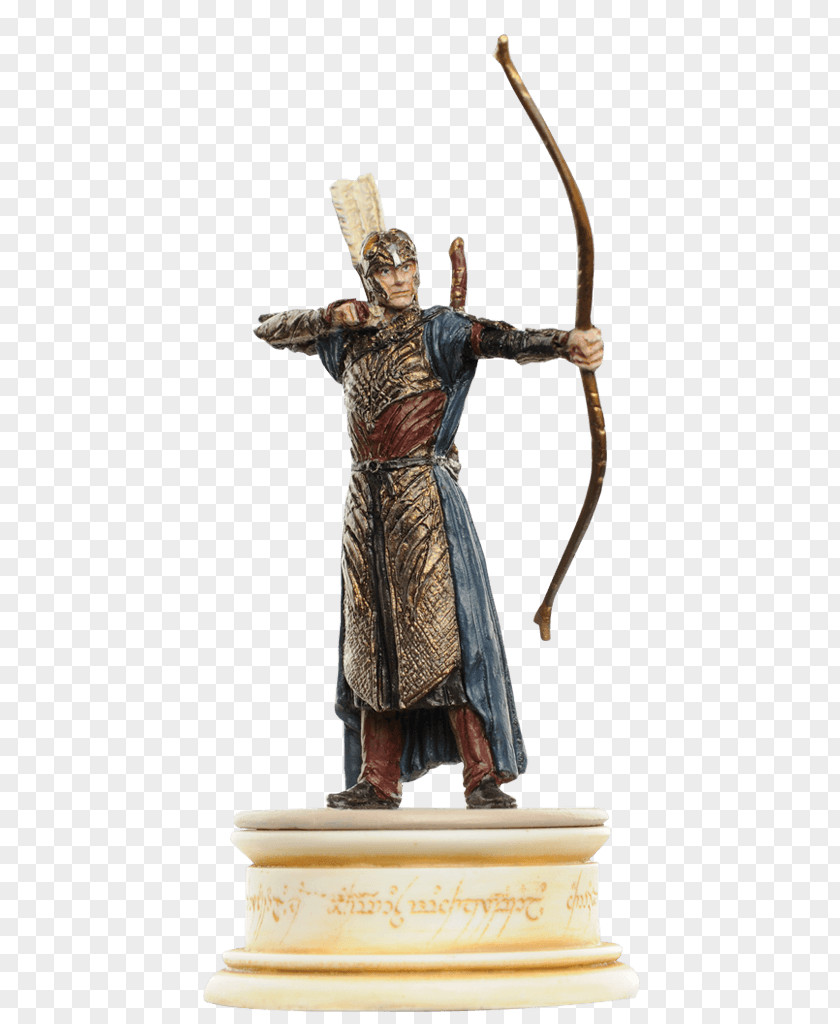 Chess The Lord Of Rings Aragorn Helm's Deep Figurine PNG