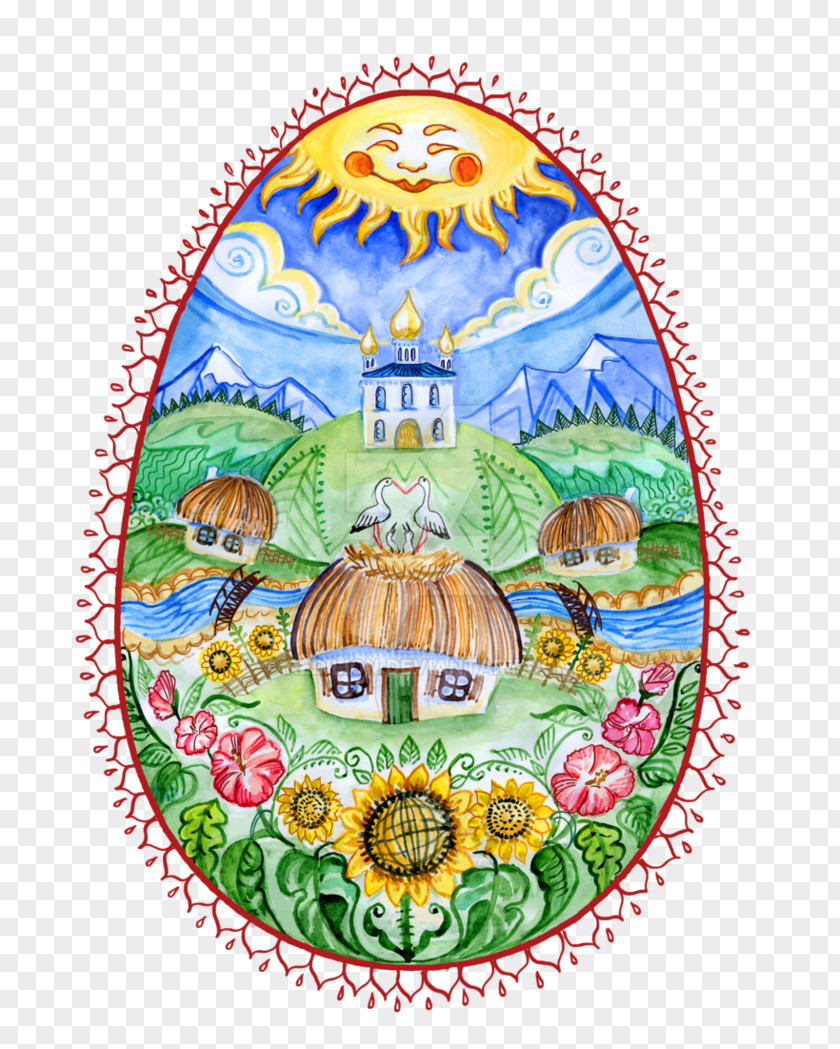 Easter Pysanka Egg Post Cards Museum Of Ukrainian Folk Art PNG