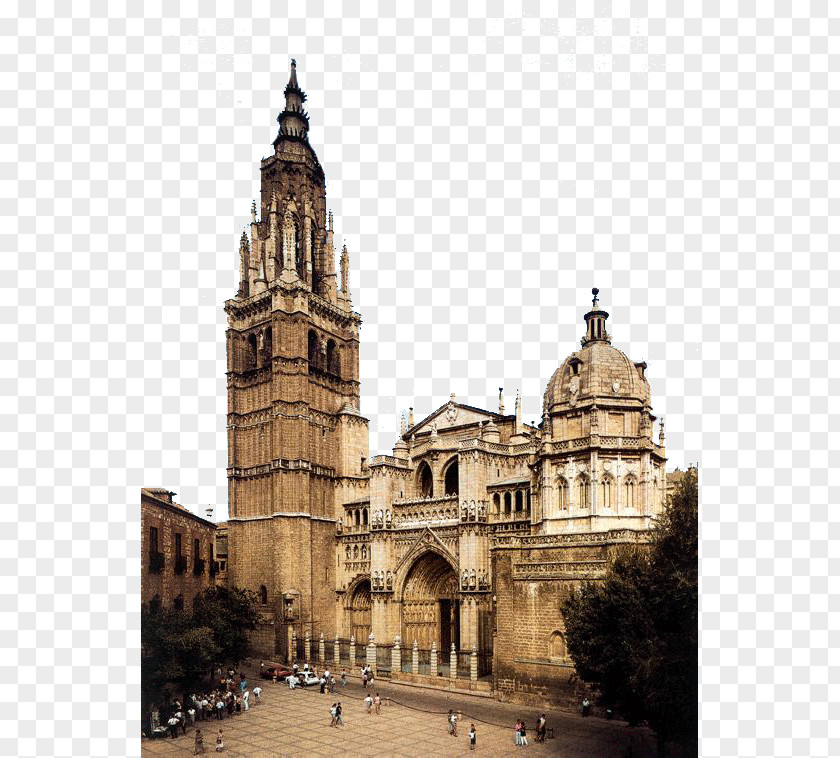 Famous Attractions Cathedral Of Toledo Church Tourist Attraction PNG